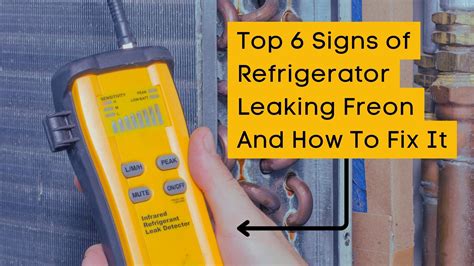 freon leaking from fridge|Refrigerator Freon Leak: Detect & Fix In Under 20 Minutes